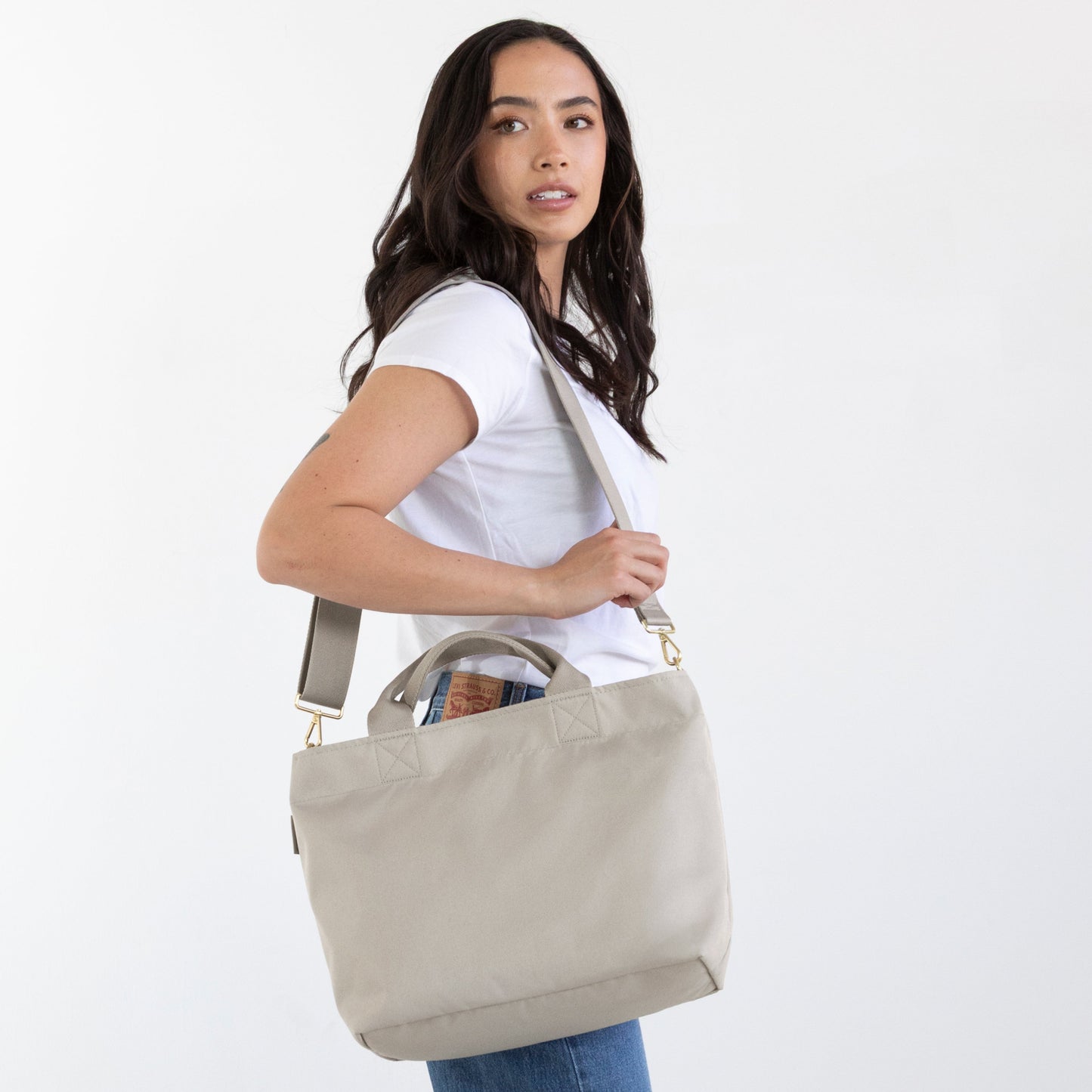 Zip Crossbody Tote