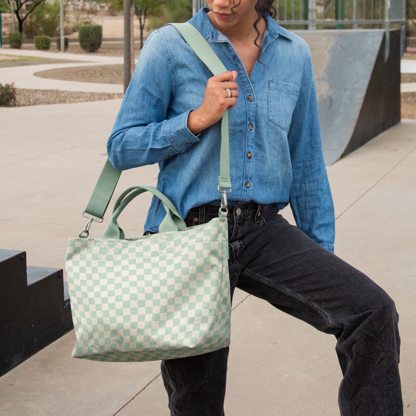 Zip Crossbody Tote