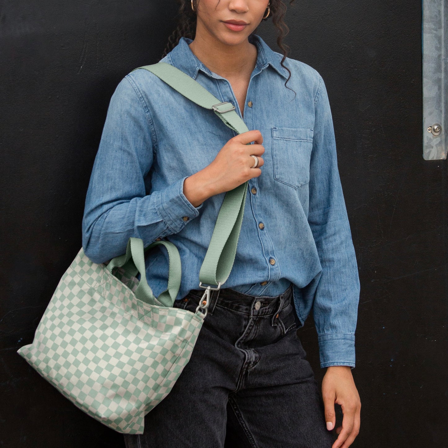 Zip Crossbody Tote