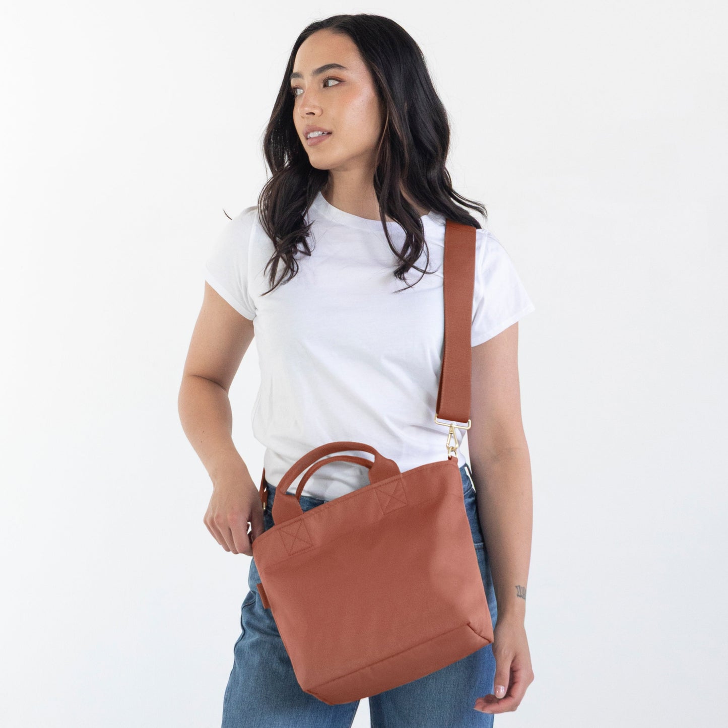 Zip Crossbody Tote