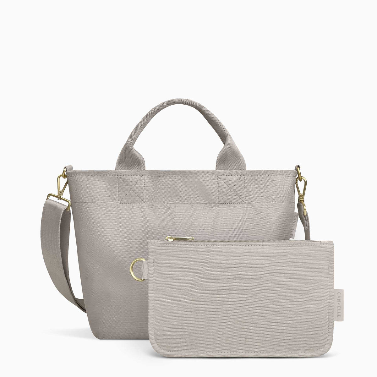 Crossbody Tote Flat Pouch Bundle