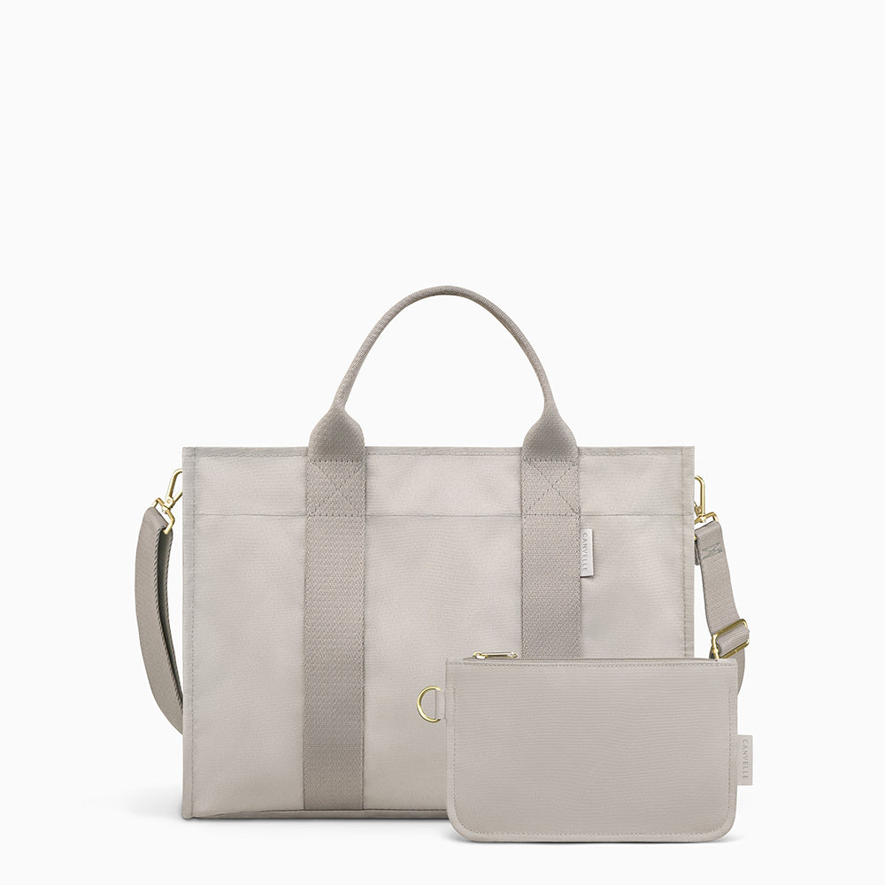 Boxy Crossbody Tote + Flat Pouch Bundle