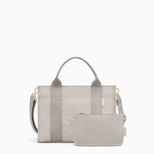 Boxy Crossbody Tote + Flat Pouch Bundle