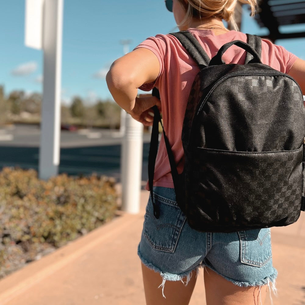 Backpack - Black Checkered