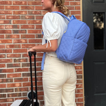 Backpack - Quilted Cornflower Blue