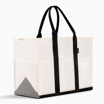 Beach Tote - Natural + Black