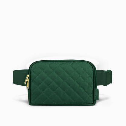 Belt Bag - Quilted Hunter Green