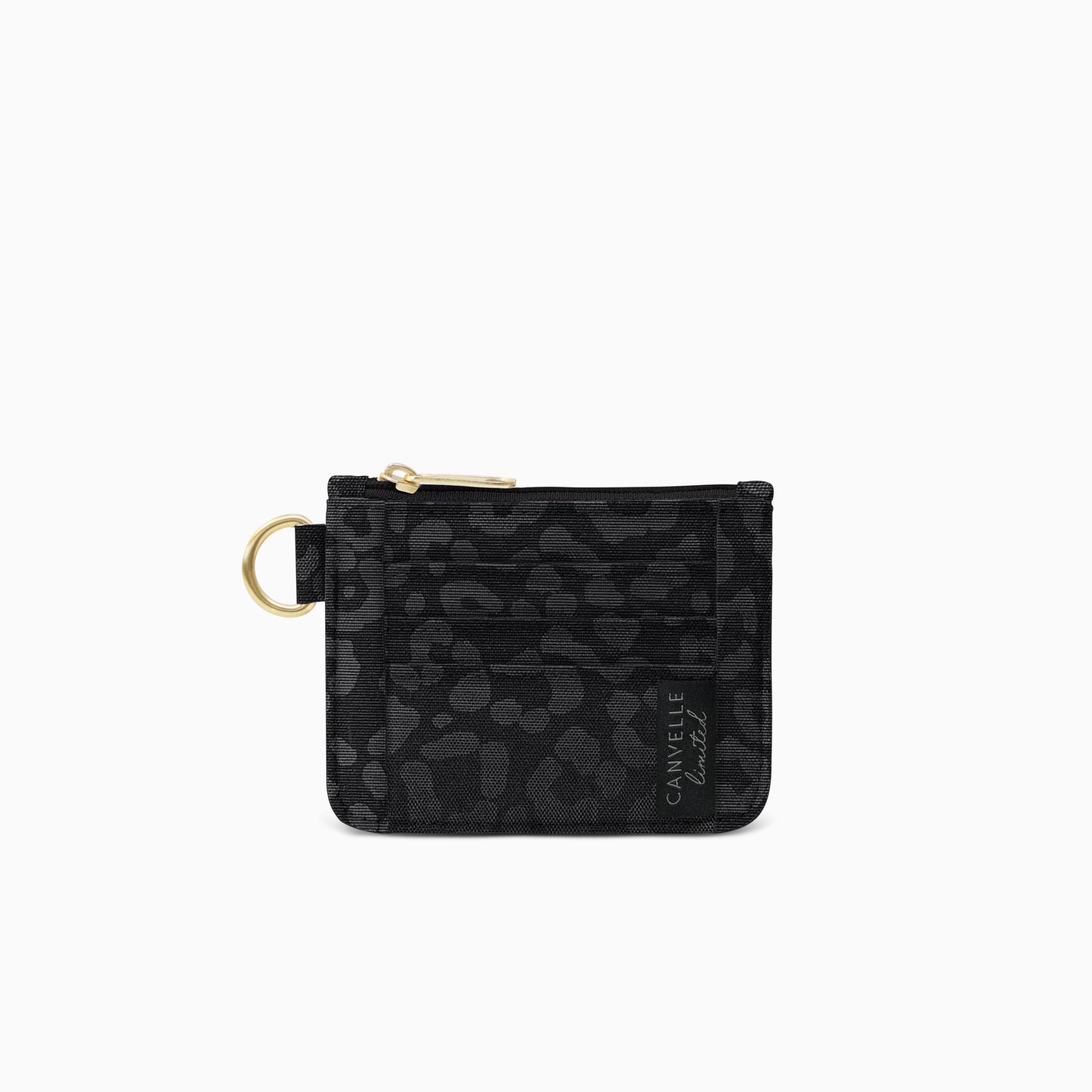 Slim Wallet - Black Leopard