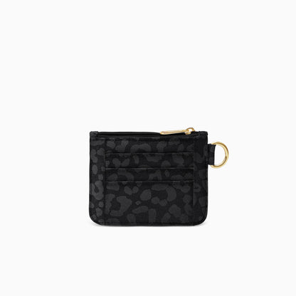 Slim Wallet - Black Leopard