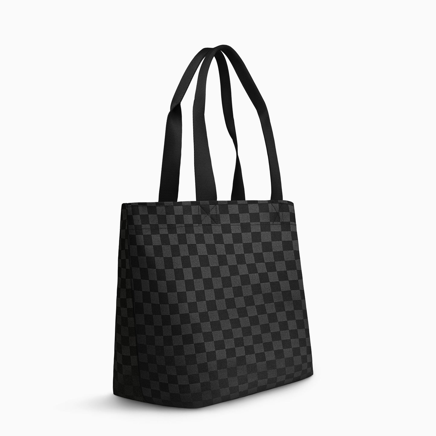 Carryall Tote - Black Checkered