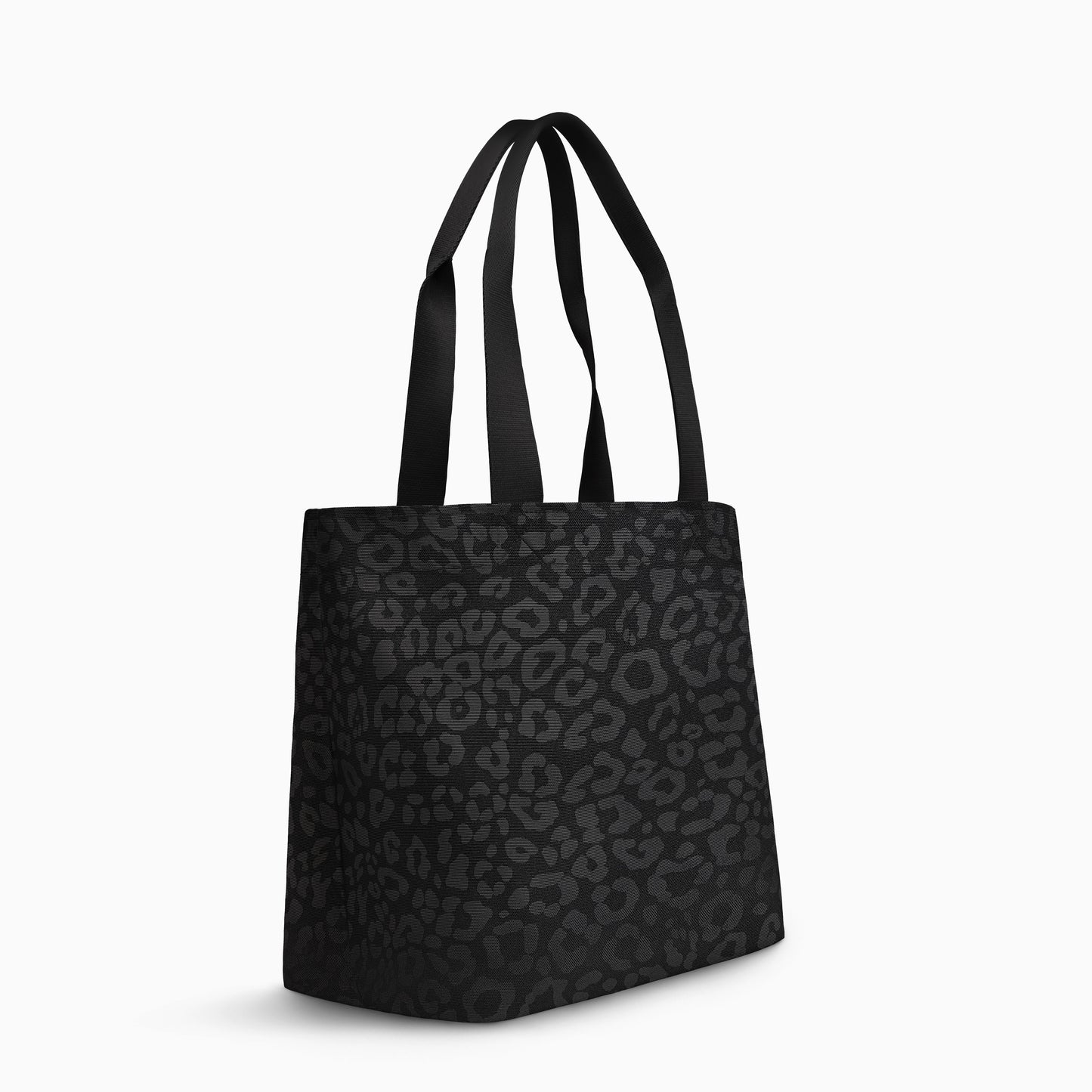 Carryall Tote - Black Leopard