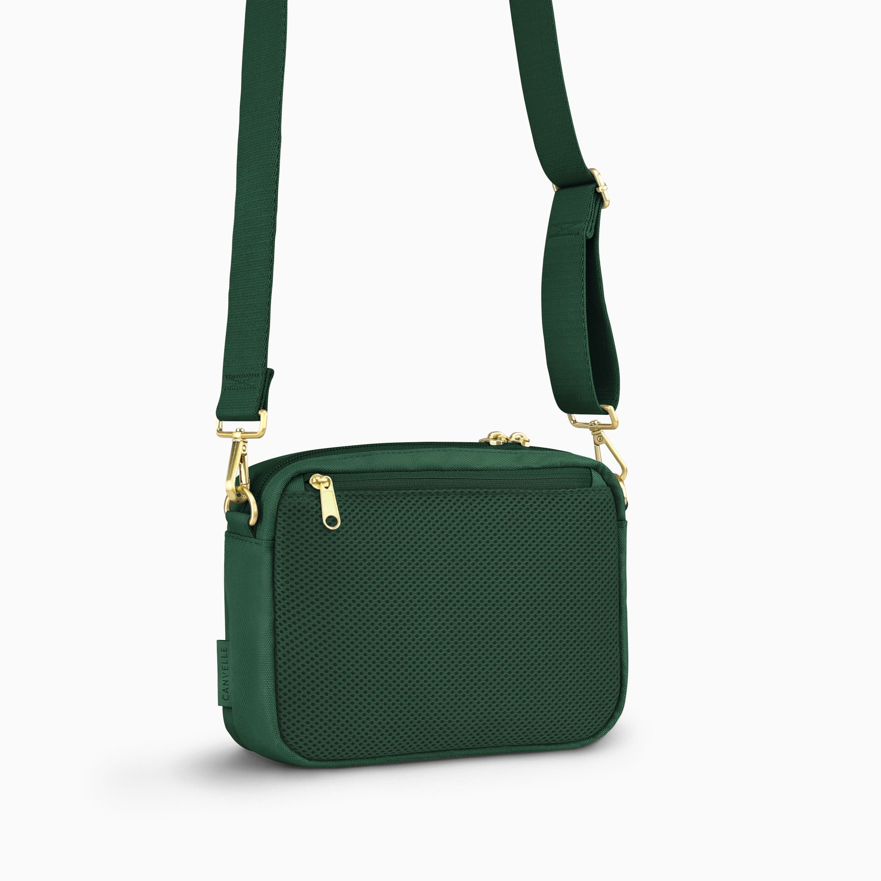 Crossbody Purse for Women Hunter Green Machine Washable