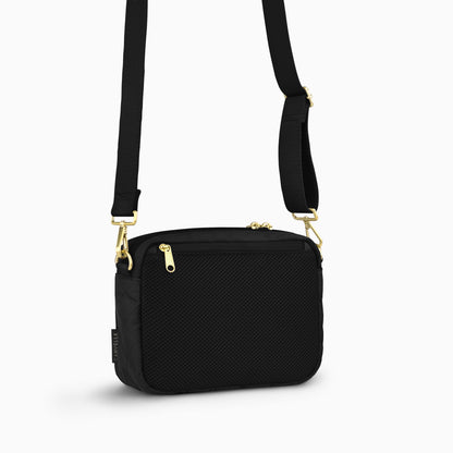 Crossbody Bag - Quilted Black