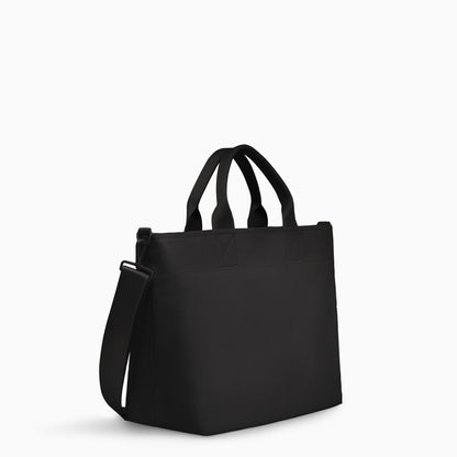 Crossbody Tote - Black + Black Hardware