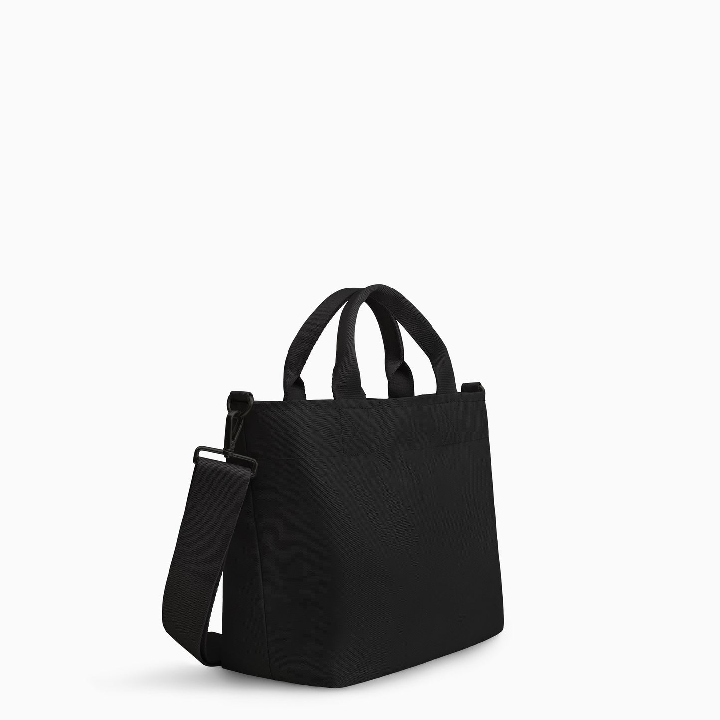 Crossbody Tote - Black + Black Hardware