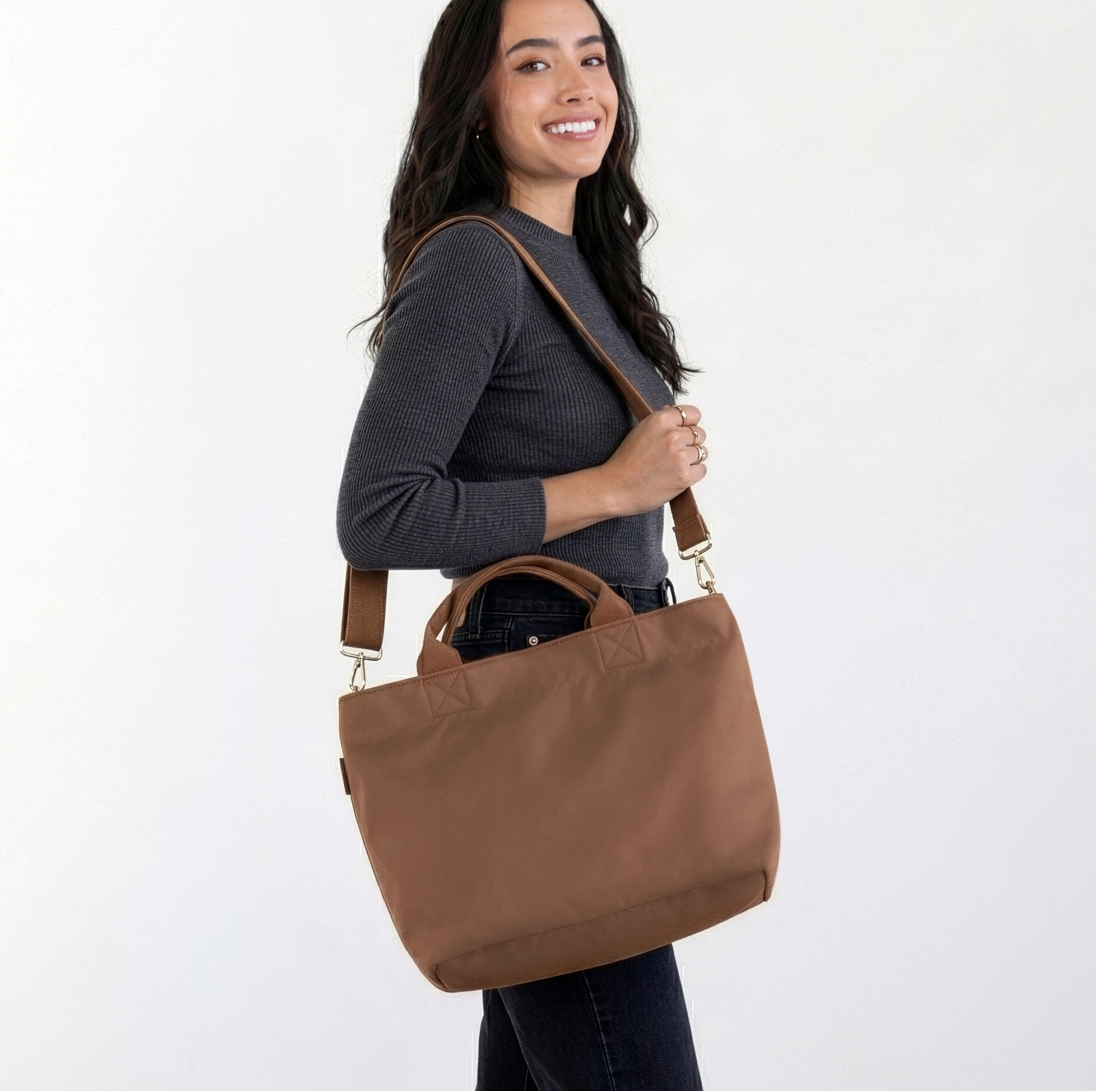 Zip Crossbody Tote