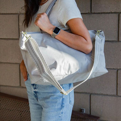 Crossbody Tote - Grey