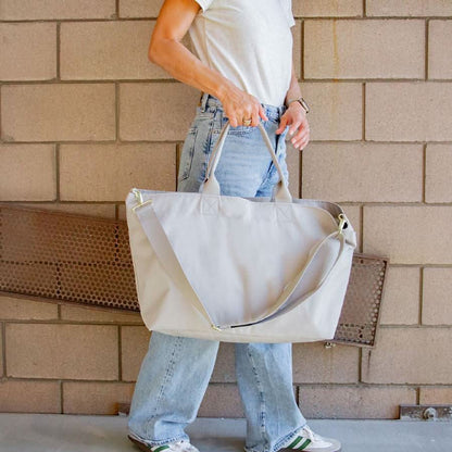 Crossbody Tote - Grey