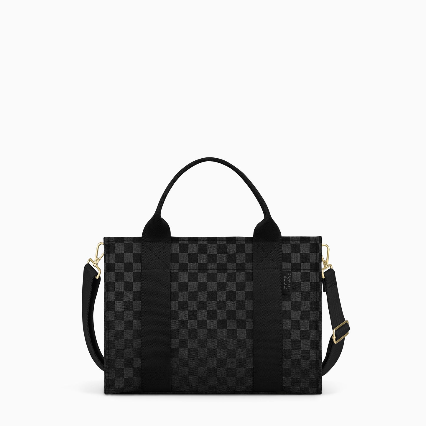 Everyday Tote - Black Checkered