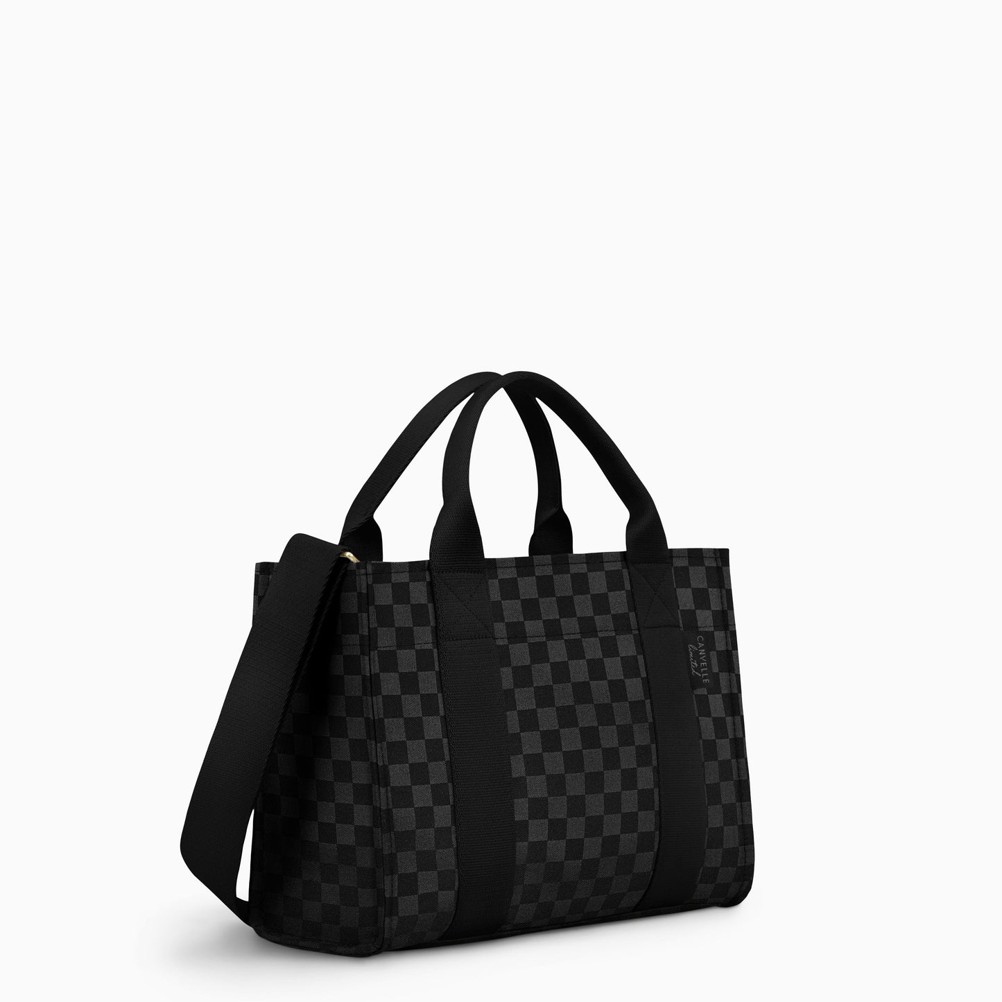 Everyday Tote - Black Checkered