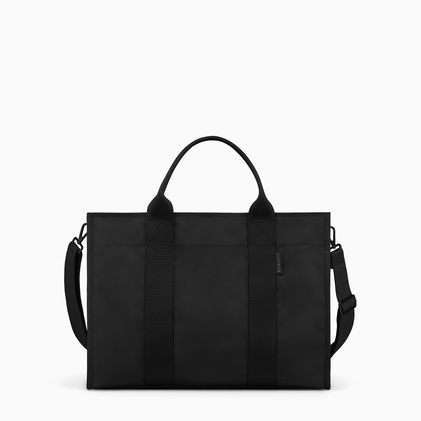 Everyday Tote - Black + Black Hardware