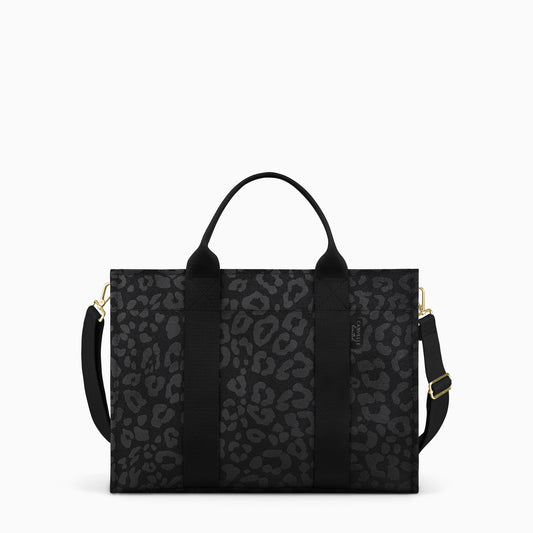 Everyday Tote - Black Leopard