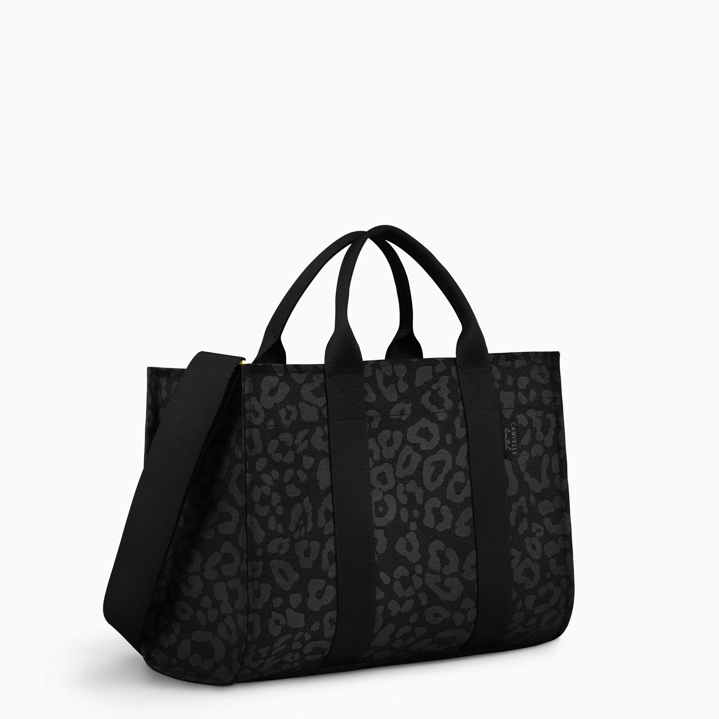 Everyday Tote - Black Leopard