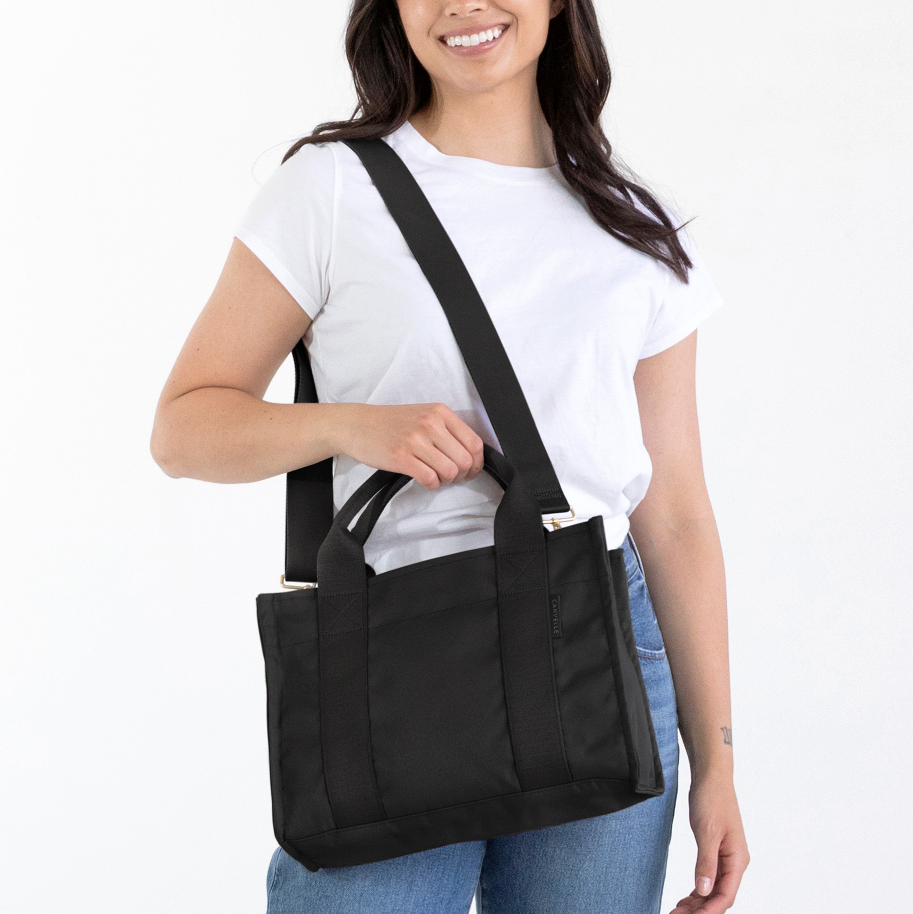 バッグ Caristyle Boxy Crossbody Tote - Machine Washable & Durable Design – Canvelle