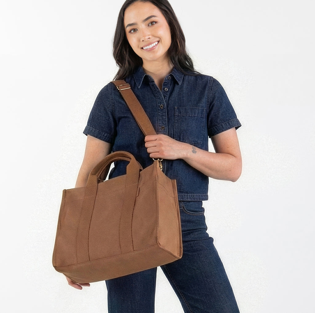 Boxy Crossbody Tote