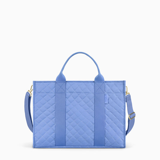 Everyday Tote - Quilted Cornflower Blue