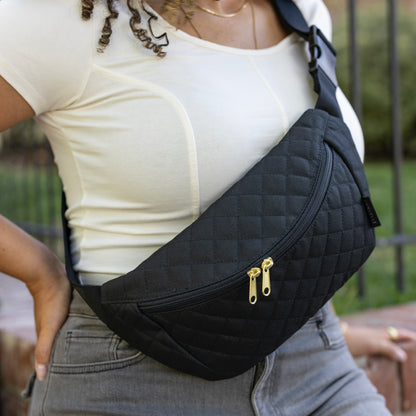 Everyday Fanny Pack - Quilted Black