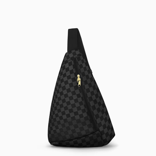 Everyday Sling Bag - Black Checkered