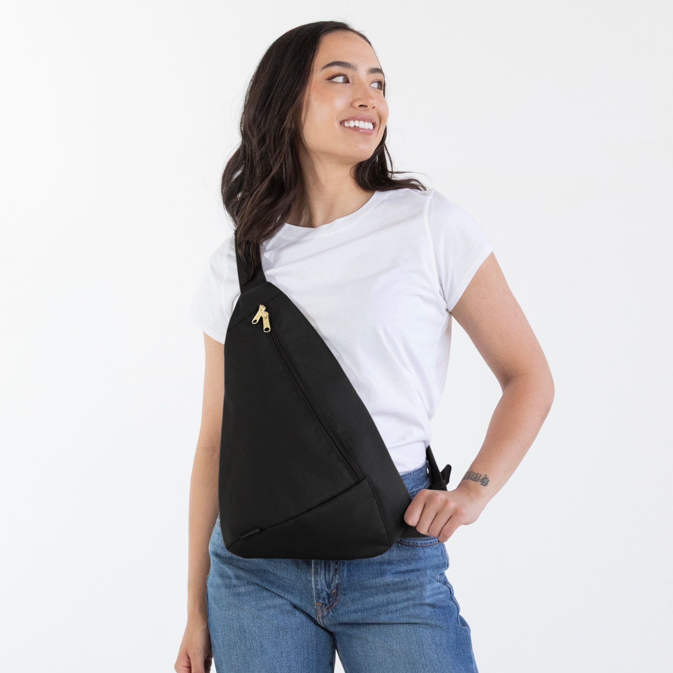 Contour Sling Bag with Side Release Buckle, Machine Washable