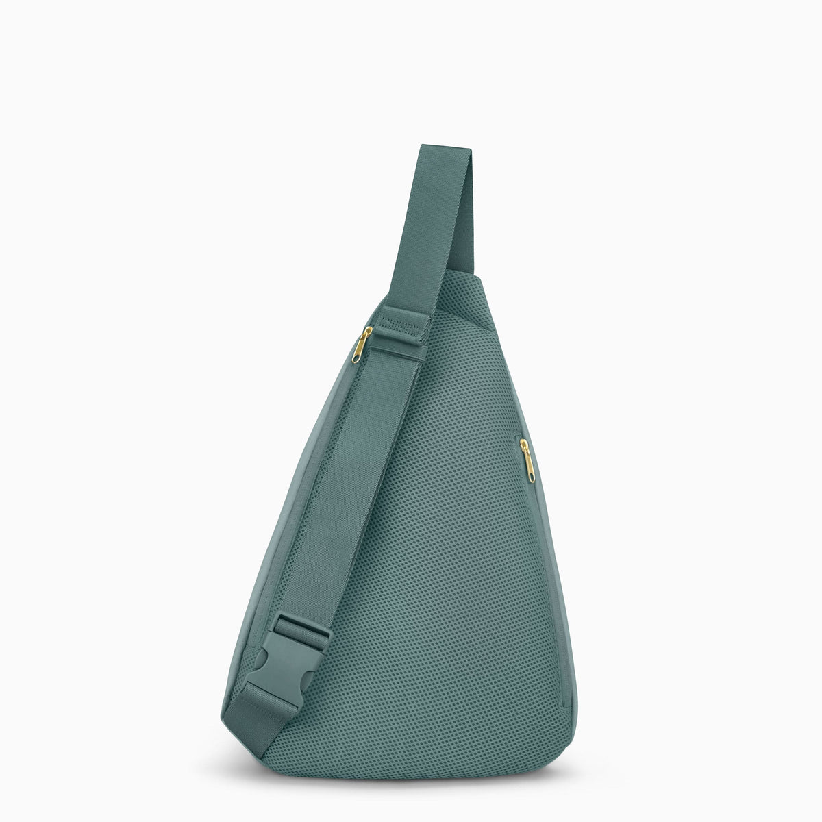 Back of the Mist Contour Sling Bag showing the side release buckle strap