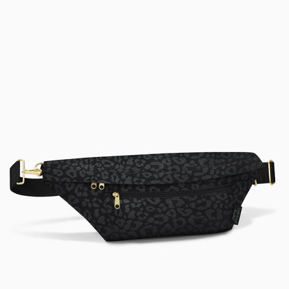 Fanny Pack - Black Leopard