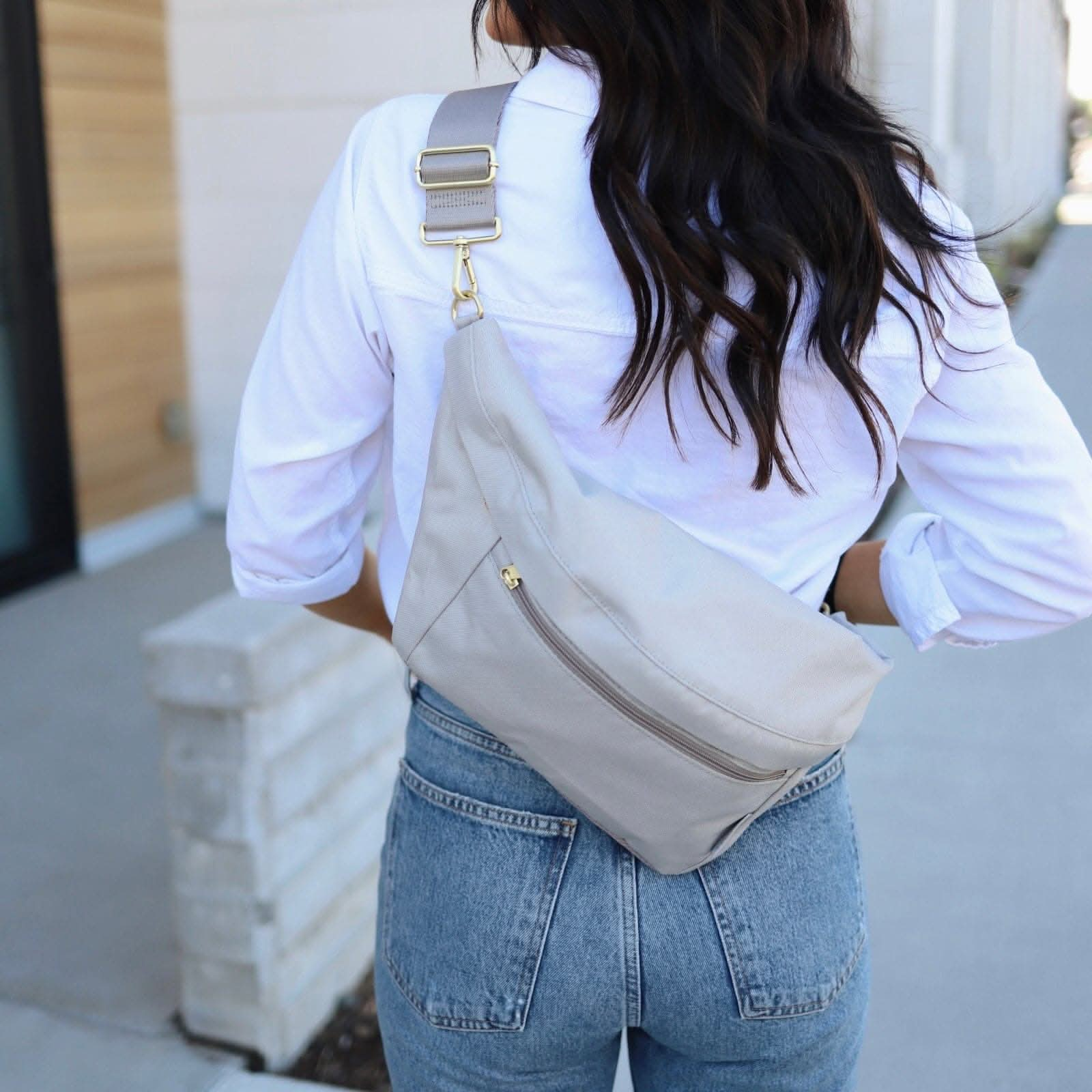 Fanny packs over the on sale shoulder