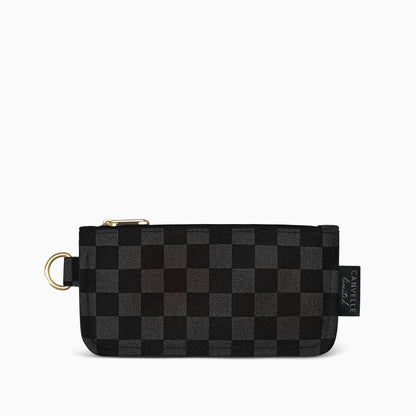 Flat Pouch - Black Checkered