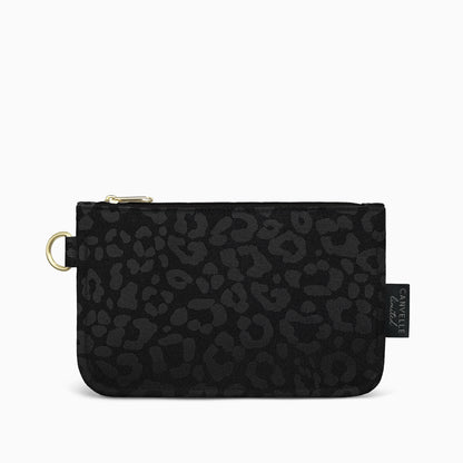 Flat Pouch - Black Leopard