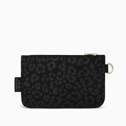 Flat Pouch - Black Leopard