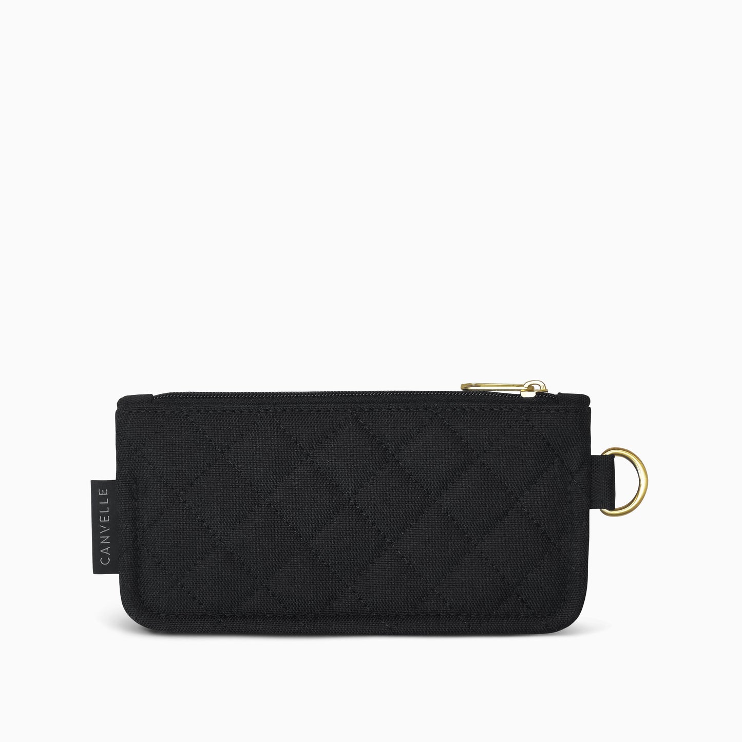 Flat Pouch - Quilted Black