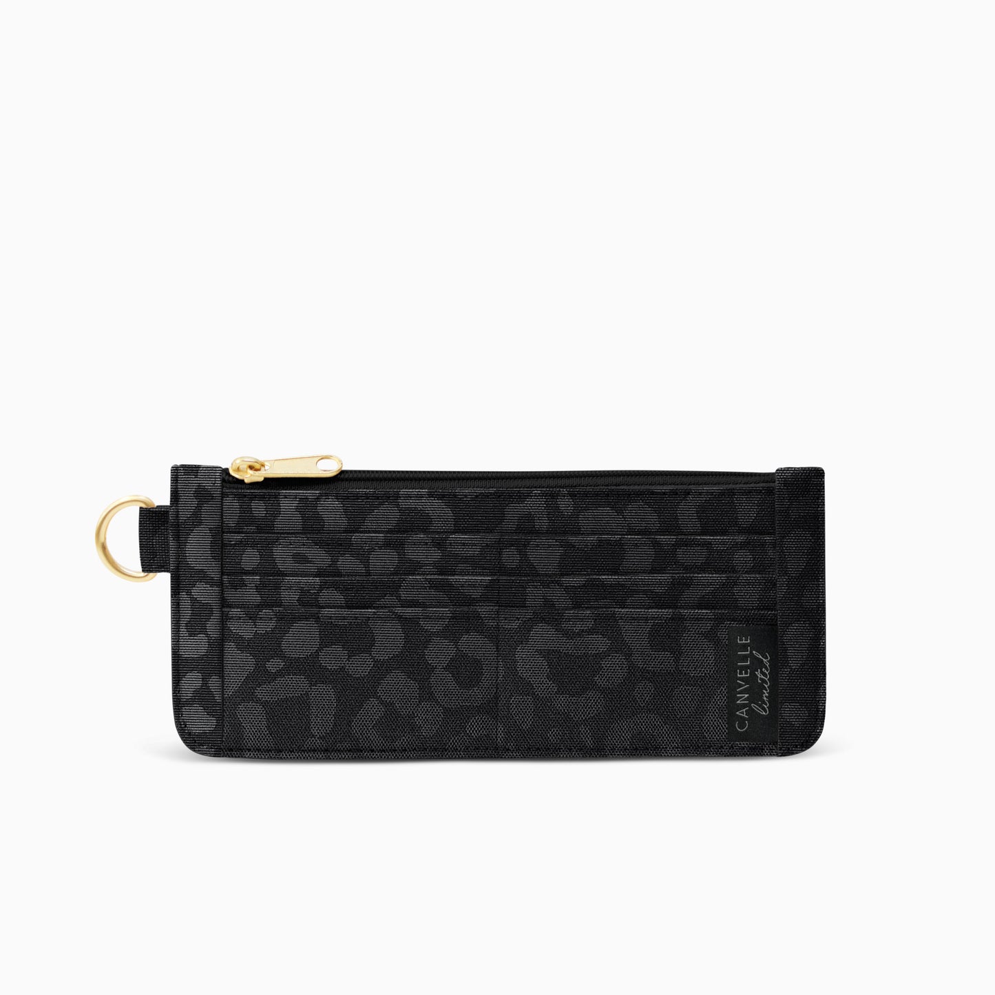 Slim Wallet - Black Leopard