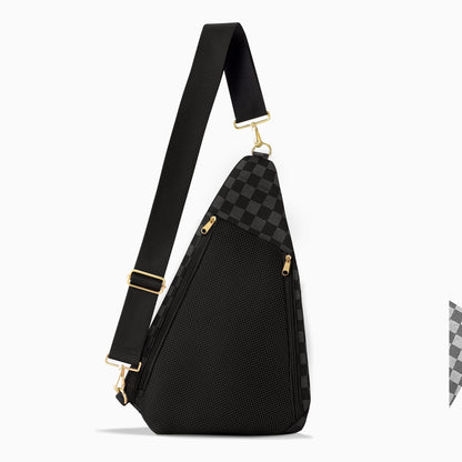 Sling Bag - Black Checkered