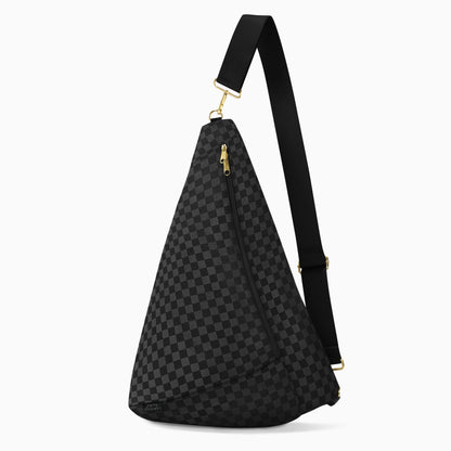 Sling Bag - Black Checkered