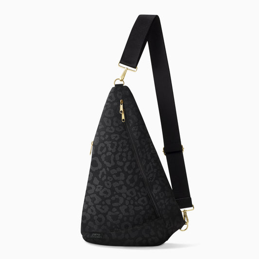 Sling Bag - Black Leopard