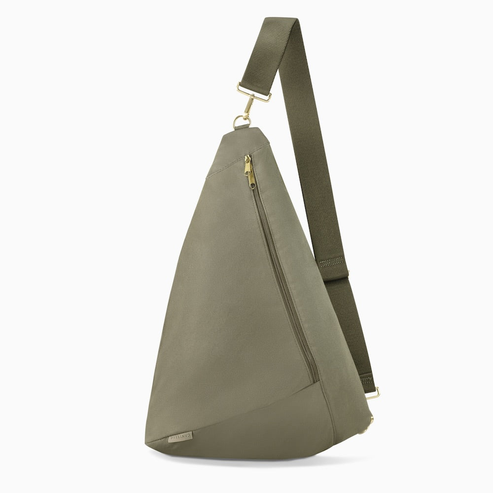 Olive Oversized Sling Bag