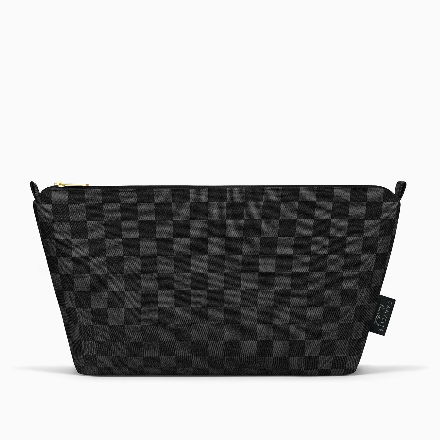 Toiletry Pouch - Black Checkered