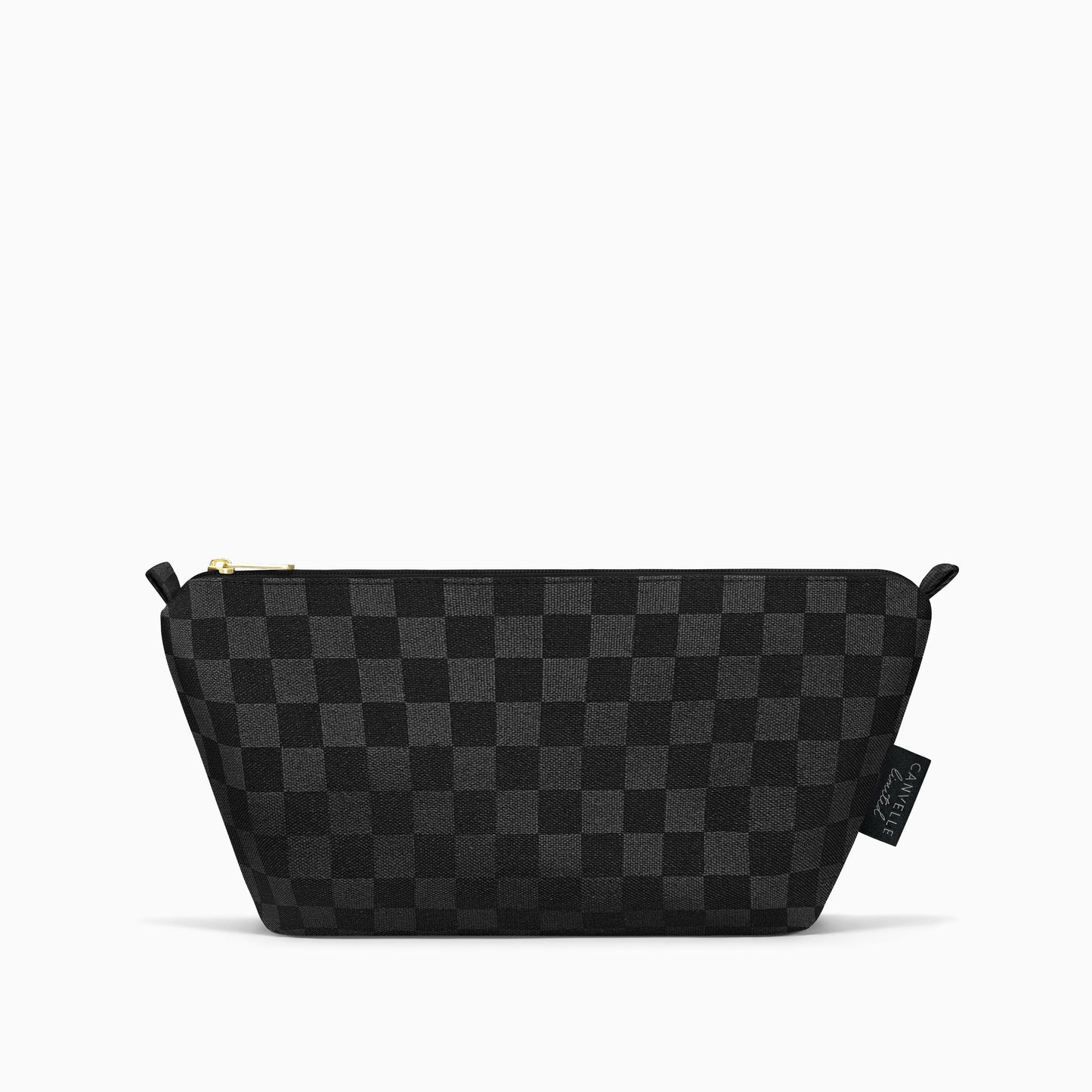 Toiletry Pouch - Black Checkered