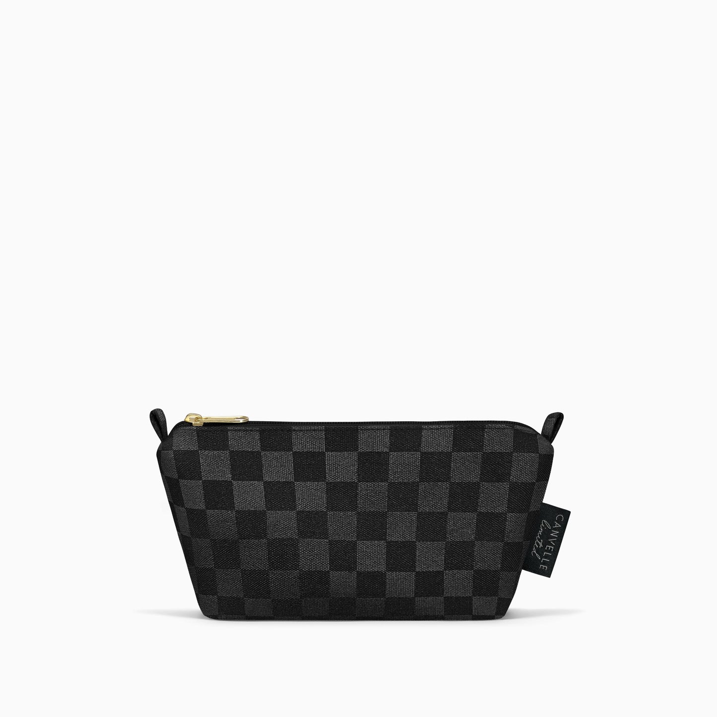 Toiletry Pouch - Black Checkered