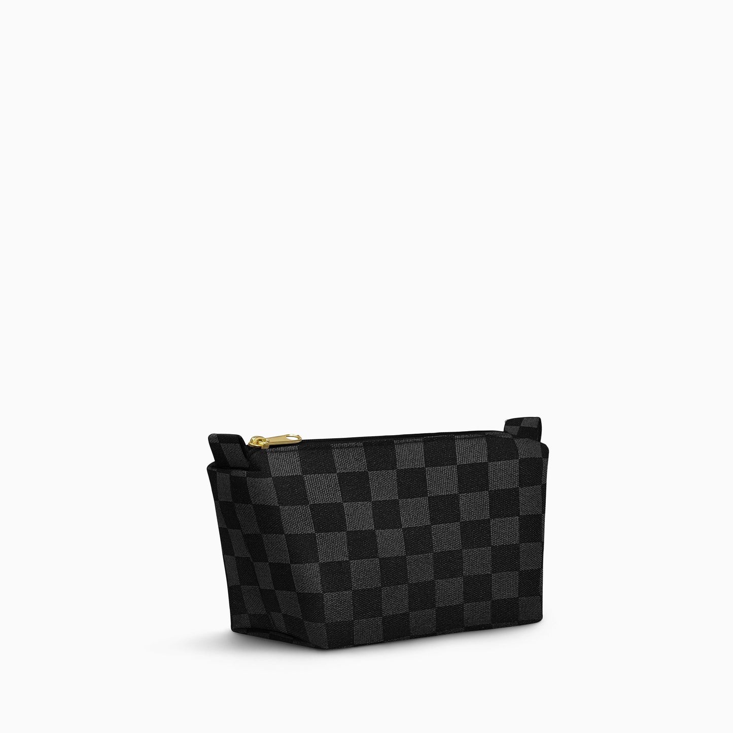 Toiletry Pouch - Black Checkered