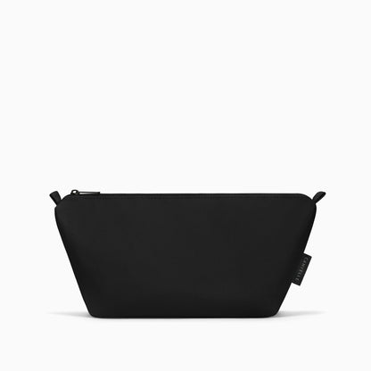 Toiletry Pouch - Black + Black Hardware